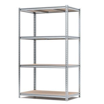 Regał metalowy ocynkowany PIN Strong 2240х1530х700 mm 4 p&oacute;łki z płyty wi&oacute;rowej szlifowanej 4632 photo