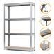 Galvanized metal rac PIN Smart-400 2500х1838х500 мм 4 polished chipboard shelves 1661 photo 2