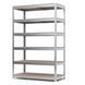Galvanized metal rac PIN Smart-400 2500х1838х600 мм 6 polished chipboard shelves 1605 photo 1