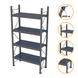 Стелаж металевий пофарбований PIN Mini Rack 2127х1395х615 мм 4 полички, RAL 7016 52501 фото 2