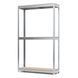 Galvanized metal rac PIN Smart-400 3000х1440х500 мм 3 polished chipboard shelves 1622 photo 1