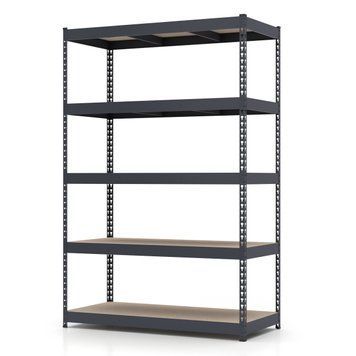 Painted metal shelving PIN Titan 2400х1200х700 мм 5 polished chipboard shelves 52085 photo