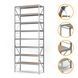 Galvanized metal rack PIN Special 4000х1510х800 мм 8 polished chipboard shelves 20597 photo 2