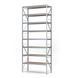 Galvanized metal rack PIN Special 4000х1510х800 мм 8 polished chipboard shelves 20597 photo 1