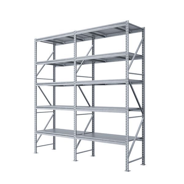 Galvanized metal rack PIN Special 3000х2912х500 мм 5 shelves 21904 photo