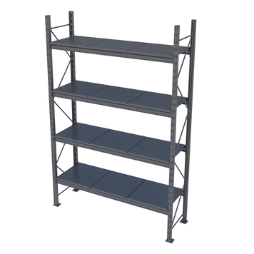 Стеллаж металлический покрашенный PIN Mini Rack 2584х1700х615 мм 4 полки, RAL 7016 52509 фото