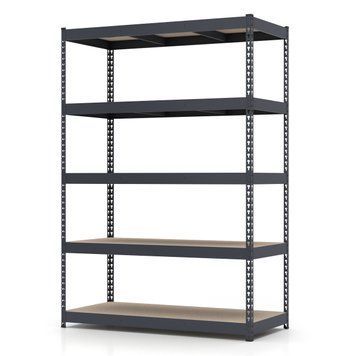 Painted metal shelving PIN Titan 2400х1400х700 мм 5 polished chipboard shelves 52091 photo