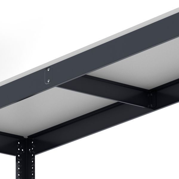 Regał metalowy malowany PIN Smart-400 2500х1838х700 mm 4 p&oacute;łki z płyty wi&oacute;rowej laminowanej 1889 photo