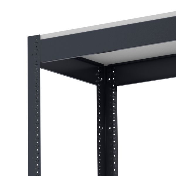 Regał metalowy malowany PIN Smart-400 2500х1838х700 mm 4 p&oacute;łki z płyty wi&oacute;rowej laminowanej 1889 photo