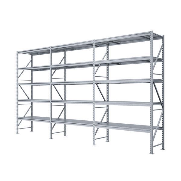 Galvanized metal rack PIN Special 3000х5454х800 мм 5 shelves 21987 photo