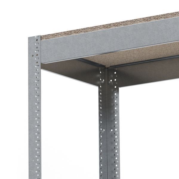 Galvanized metal rac PIN Smart-400 1960х1440х700 мм 6 polished chipboard shelves 1621 photo