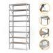 Galvanized metal rack PIN Special 4000х1890х800 мм 8 polished chipboard shelves 20602 photo 2