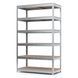 Galvanized metal rac PIN Smart-400 1960х1440х700 мм 6 polished chipboard shelves 1621 photo 1