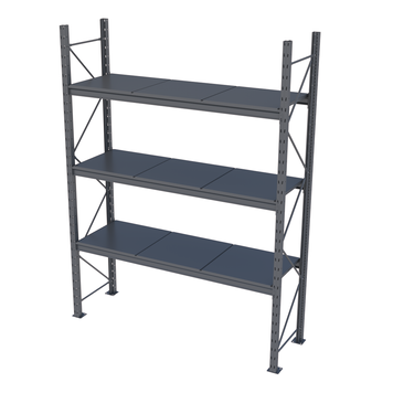 Стеллаж металлический покрашенный PIN Mini Rack 2584х2005х615 мм 3 полки, RAL 7016 52514 фото