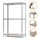 Galvanized metal rac PIN Strong 2000х1530х300 мм 3 polished chipboard shelves 4538 photo 2