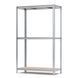 Galvanized metal rac PIN Strong 2000х1530х300 мм 3 polished chipboard shelves 4538 photo 1