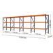 Painted metal shelving PIN Special 2000х7236х700 мм 3 shelves made of laminated chipboard 21227 photo 1