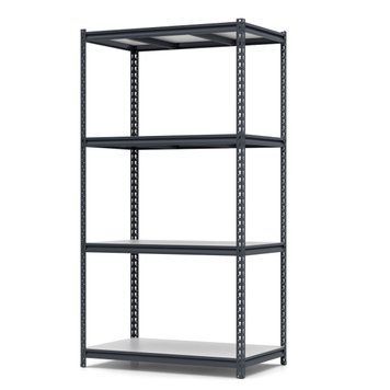 Regał metalowy malowany PIN Strong 2000х960х600 mm 4 p&oacute;łki z płyty wi&oacute;rowej laminowanej 4728 photo