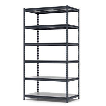 Regał metalowy malowany PIN Strong 2000х960х600 mm 6 p&oacute;łek z płyty wi&oacute;rowej laminowanej 4730 photo