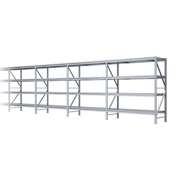 Galvanized metal rack PIN Special 2000х99900х700 мм 4 shelves 21482 photo