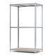 Galvanized metal rac PIN Strong 2500х1340х700 мм 3 polished chipboard shelves 4691 photo 1