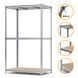 Galvanized metal rac PIN Strong 2240х1340х600 мм 3 polished chipboard shelves 4607 photo 2