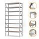 Galvanized metal rack PIN Special 4000х2650х700 мм 8 polished chipboard shelves 20611 photo 2