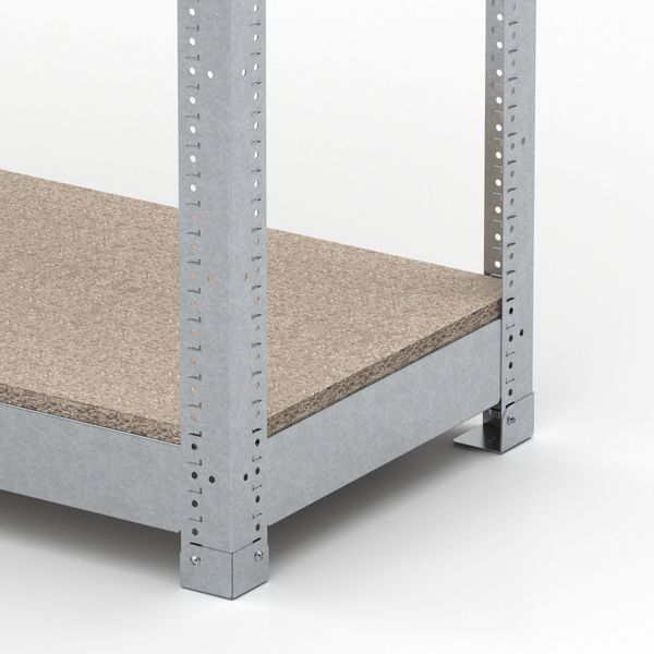 Galvanized metal rac PIN Smart-400 2500х1838х500 мм 3 polished chipboard shelves 1660 photo
