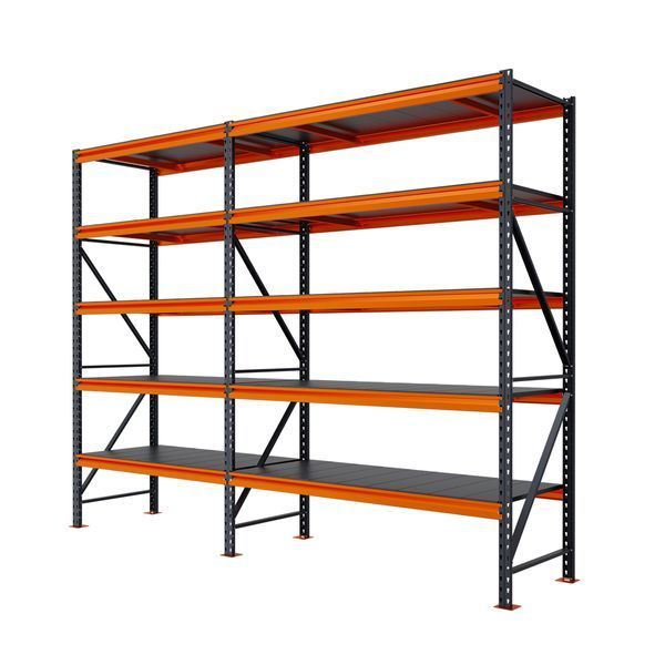 Painted metal shelving PIN Special 2500х3292х600 мм 5 shelves 21731 photo