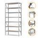 Galvanized metal rack PIN Special 3500х2270х800 мм 7 polished chipboard shelves 20567 photo 2