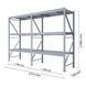 Galvanized metal rack PIN Special 2000х2912х500 мм 3 shelves 20919 photo 1