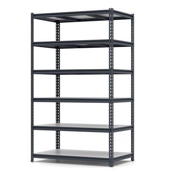 Regał metalowy malowany PIN Strong 2500х1340х700 mm 6 p&oacute;łek z płyty wi&oacute;rowej laminowanej 4934 photo