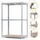 Galvanized metal rac PIN Strong 2500х1530х600 мм 3 polished chipboard shelves 4707 photo 2