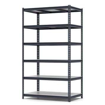 Regał metalowy malowany PIN Strong 2500х1150х700 mm 6 p&oacute;łek z płyty wi&oacute;rowej laminowanej 4914 photo