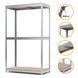 Galvanized metal rac PIN Smart-400 3000х1440х700 мм 3 polished chipboard shelves 1614 photo 2