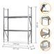 Galvanized metal rack PIN Special 2000х2270х600 мм 2 polished chipboard shelves 20825 photo 2