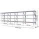 Galvanized metal rack PIN Special 2000х9018х900 мм 4 polished chipboard shelves 21299 photo 1