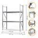Galvanized metal rack PIN Special 2000х2270х800 мм 2 polished chipboard shelves 20827 photo 2