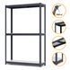 Painted metal shelving PIN Smart-400 1960х1838х500 мм 3 shelves made of laminated chipboard 1904 photo 2