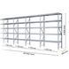 Galvanized metal rack PIN Special 3000х49942х800 мм 5 shelves 22067 photo 1