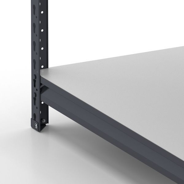 Regał metalowy malowany PIN Strong 2000х1340х600 mm 4 p&oacute;łki z płyty wi&oacute;rowej laminowanej 4768 photo