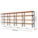 Painted metal shelving PIN Special 2500х9018х800 мм 4 shelves 21633 photo 1
