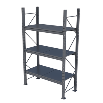 Regał metalowy malowany PIN Mini Rack 2127х1395х615 мм 3 p&oacute;łki, RAL 7016 52500 photo