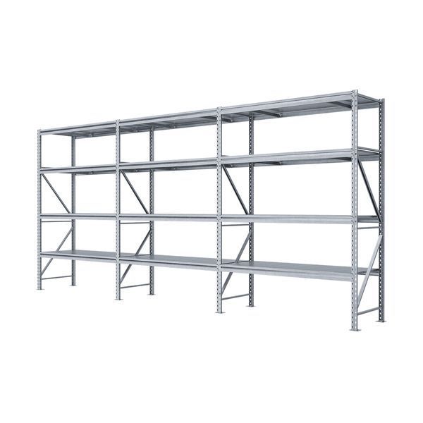 Galvanized metal rack PIN Special 2500х5454х700 мм 4 shelves 21582 photo